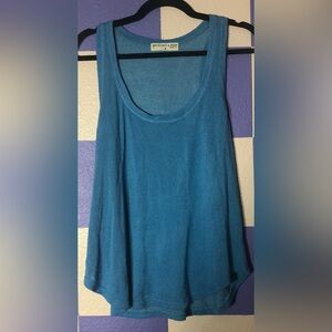 NWOT Electric & Rose Loose Fit Soft Terry Tank in Blue - Size S